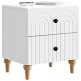Bedside Cabinet 2 pcs White 43 x 34.5 x 48 cm Engineered Wood 894066