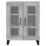 Sideboard Grey Sonoma 69.5x34x90 cm Engineered Wood 827818