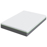 Mattress White and Grey 140 x 190 cm Pocket Spring 4106365