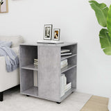 Storage Cabinet Concrete Grey Engineered Wood Standard 808462