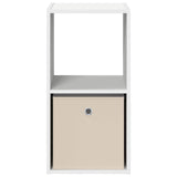 Bedside Table 2 pcs White 35 x 32 x 68.5 cm Engineered Wood 8000629