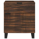Bedside Cabinet Walnut 50 x 33 x 60 cm Solid Acacia wood 4018016