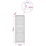 Gabion with 5 mm Wire and 5x5 cm Mesh 50x20x150 cm 3464083