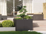 Planter Black 80x80x80 cm Steel 860780