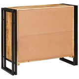 Sideboard Brown 80 x 33 x 70 cm Solid mango wood 4104748