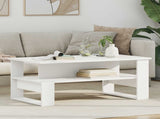 Coffee Table White 90 x 50 x 40 cm Engineered Wood 8000212