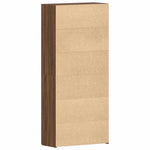 Shoe Cabinet with Door Brown 80 x 35.5 x 180 cm Engineered wood 3333842