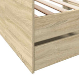 Daybed Sonoma Oak Engineered Wood 90 x 190 cm Daybed 3280855