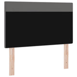 LED Headboard Grey 90 cm Faux Leather 42007295