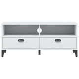 TV Cabinet VIKEN White Engineered Wood 374929