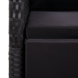 Garden Dining Set Black 3277648
