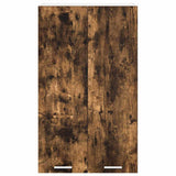 Hanging Cabinet Smoked Oak 60 x 31 x 100 cm Engineered Wood 884358