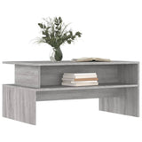 Coffee Table Grey Sonoma 90x55x42.5 cm Engineered Wood 834284