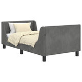 Children's Bed Frame with Headboard Dark Grey 80 x 160 cm 42010858