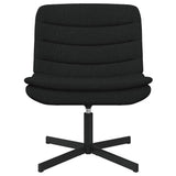 Swivel Chair Black 63 x 75 x 76 cm Fabric 42007352
