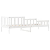 Day Bed without Mattress White 80x200 cm Solid Wood Pine 840368