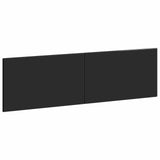 Wall-Mounted Headboard BREDA Black Engineered Wood 897596