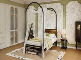 Metal bed, 3FT single bed 90x190cm, Durable and Sturdy, Canopy Twin Bed, Iron bed for adults & N604P283084B