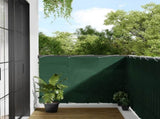 Balcony Screen Dark Green 120x1000 cm 100% Polyester Oxford 4000272