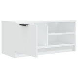 ZNTS TV Cabinet White 80x35x36.5 cm Engineered Wood 811466