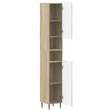 Bathroom Cabinet with Open Shelf ZWOLLE Sonoma Oak 896377