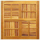 Table Top 80x80x2.2 cm Square Solid Wood Acacia 4004256