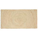 Area Rugs White 80 x 150 cm Jute 42010714