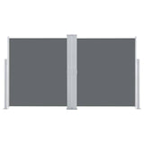 Retractable Side Awning Anthracite 140x600 cm 48456