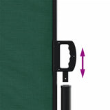 ZNTS Retractable Side Awning Dark Green 100x1000 cm 4004695