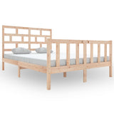 3101343 Bed Frame without Mattress Solid Wood 120x200 cm