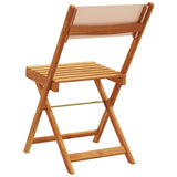 Bistro Chair Set of 2 Beige 367684