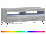 LED TV Cabinet Grey Sonoma Engineered Wood 897661