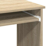 Desk with Shelves Sonoma Oak 84x40x78 cm Engineered Wood 860447