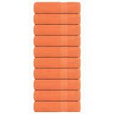 Bath Towels 10 pcs "FROGN" Orange 100x150 cm 100% Cotton 136910