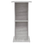 ZNTS Aquarium Stand Grey Sonoma 60.5x36x72.5 cm Engineered Wood 833645