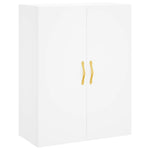Highboard White 69.5x34x180 cm Engineered Wood 3195939