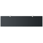 Floating Shelves 2 pcs Glass 80x20 cm 8 mm 3051531