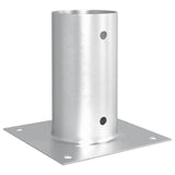 Round Ground Anchor 12 pcs Silver 15 x 15 x 15 cm Metal 42030121