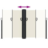 Retractable Side Awning Cream 160x1200 cm 4004820