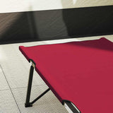 Folding Camping Bed 2 pcs Red 206 x 76 x 74 cm Oxford fabric 42003170