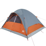 Family Tent Dome 6-Person Orange Waterproof 94557