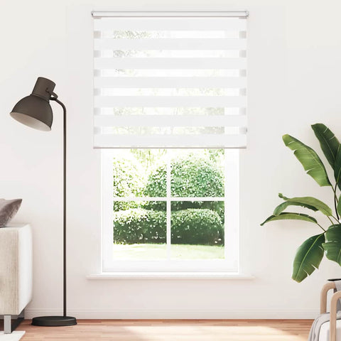 Zebra Blind 120 x 230 cm White 240218