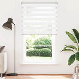Zebra blind 120.9x230 cm Fabric Width 116.7 cm white 240218