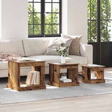 Coffee Table 3 pcs Old Wood Engineered Wood 881450