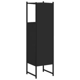 Bathroom Cabinet Black 33x33x120.5 cm Engineered Wood 842466