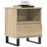 Bedside Cabinets 2 pcs Sonoma Oak 40x35x50 cm Engineered Wood 830643