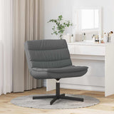 Swivel Chair Grey 63 x 75 x 76 cm PU 42007341