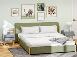 Set of Two Elegant Bedside Tables - Grey/Gold-Tone T3398P330483