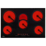 Ceramic Hob with 5 Burners Touch Control 90 cm 8500 W 51441