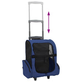 Foldable Multipurpose Pet Trolley Blue 170193
